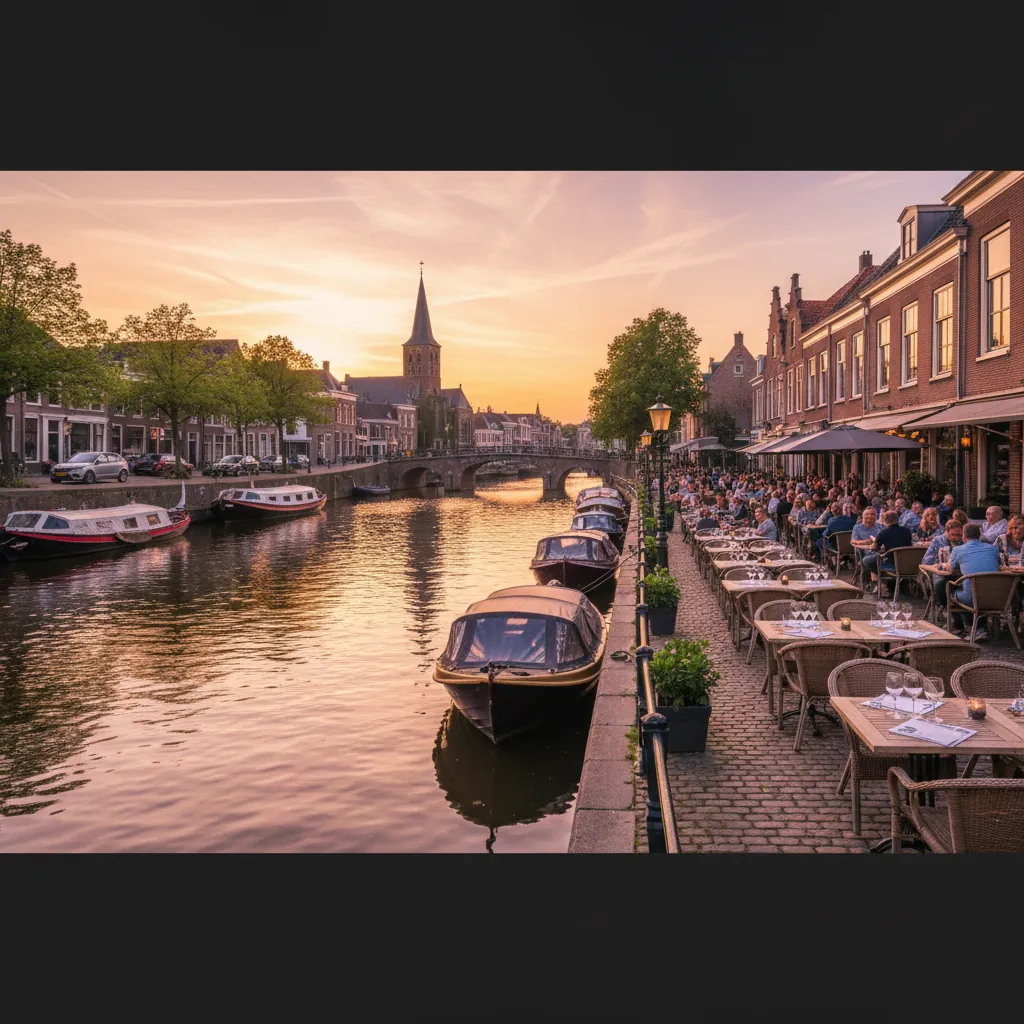Zomerdiner op het terras