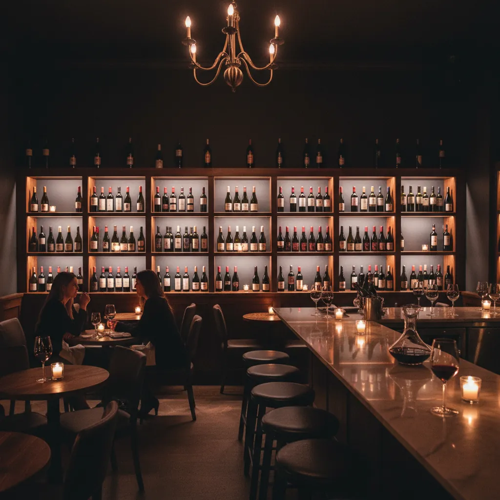Interieur van wijnbar Loef en Lij